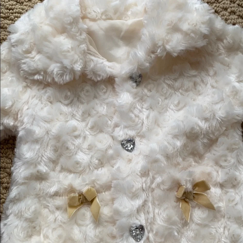 Cream dressy infant jacket - Picture 4 of 5
